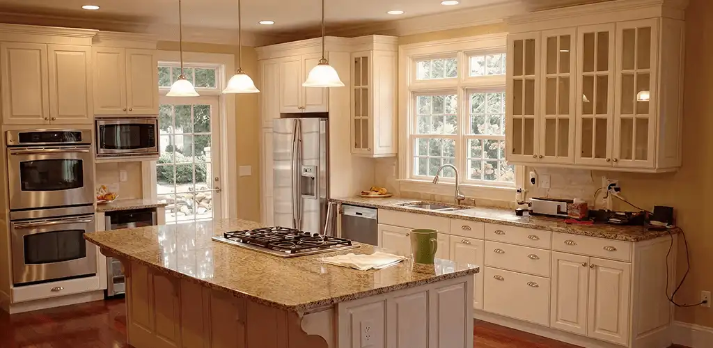 Custom cabinet door installation and kitchen upgrade in Baltimore, MD
