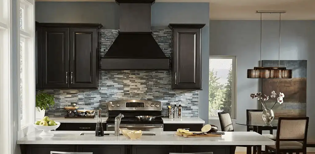 Kitchen cabinet painting and refinishing in a modern kitchen in Baltimore, MD